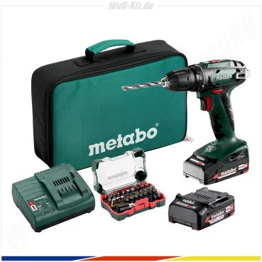 Metabo Akku-Schlagbohrschrauber BS 18 Set